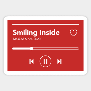 Smiling Inside Sticker